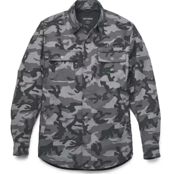 Harley Davidson HD Mens Operative CE Approved Riding Shirt Jacket 97152 4XL NEW - Picture 1 of 14